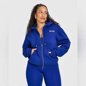 Oner Active Foundations Sweater With Printed Graphic | Strong Blue - XS - Short